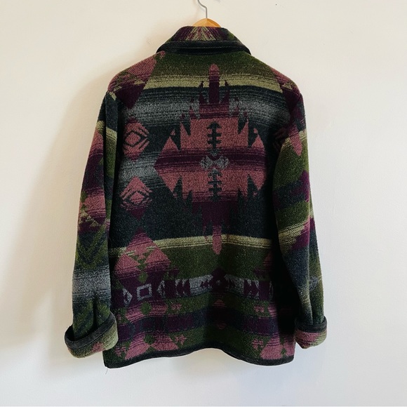 Vintage southwestern wool coat - Picture 7 of 9